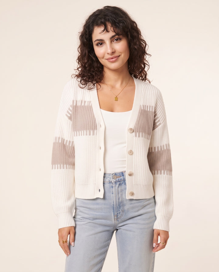 Relaxed Round-Neck Cardigan