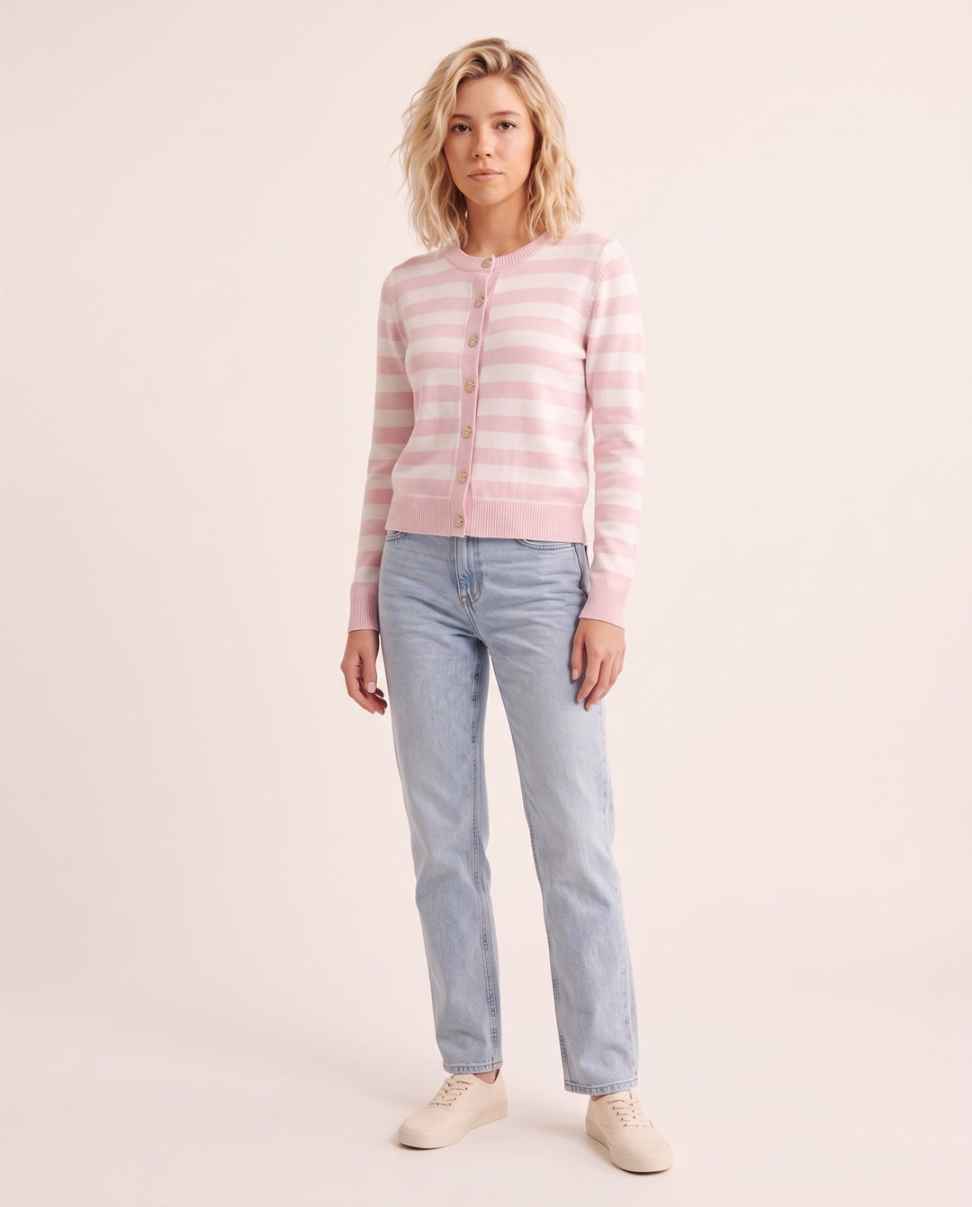Button-Front Cardigan