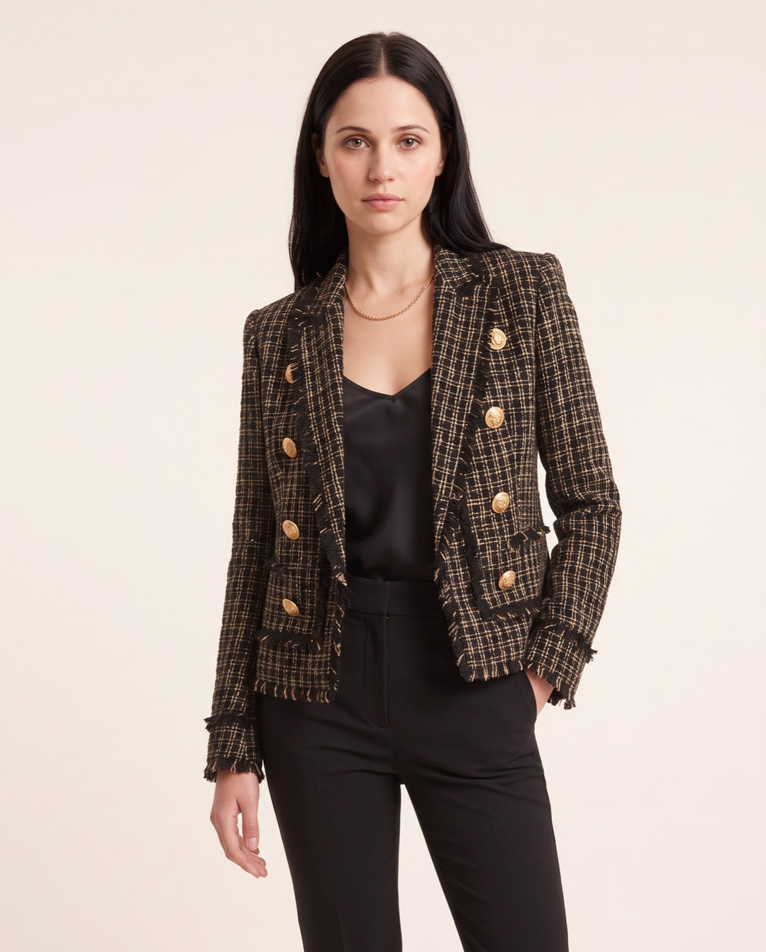 Frayed Tweed Jacket