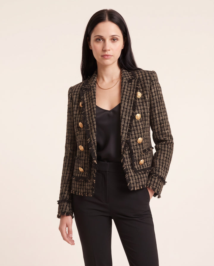 Frayed Tweed Jacket