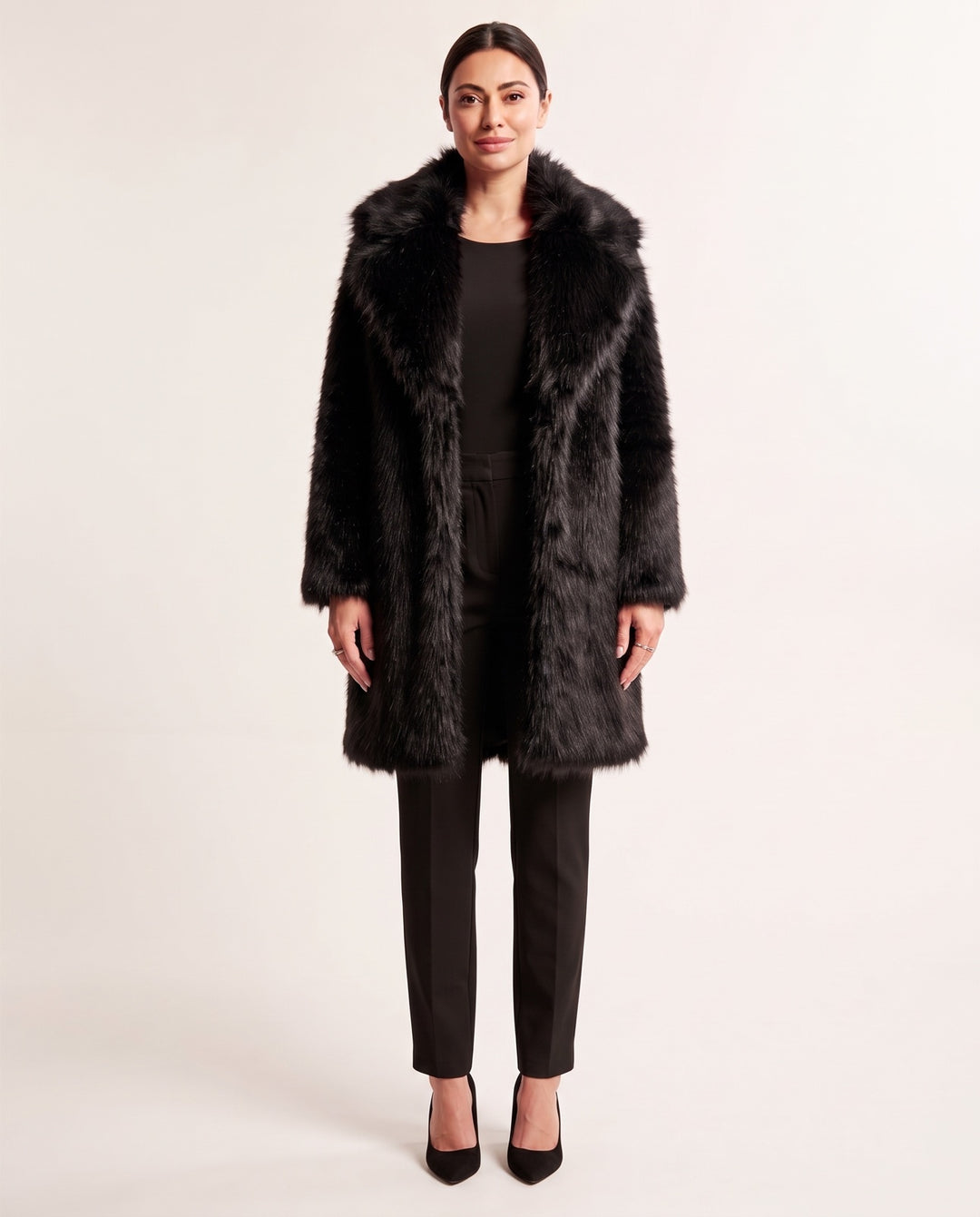 Long Faux Fur Coat