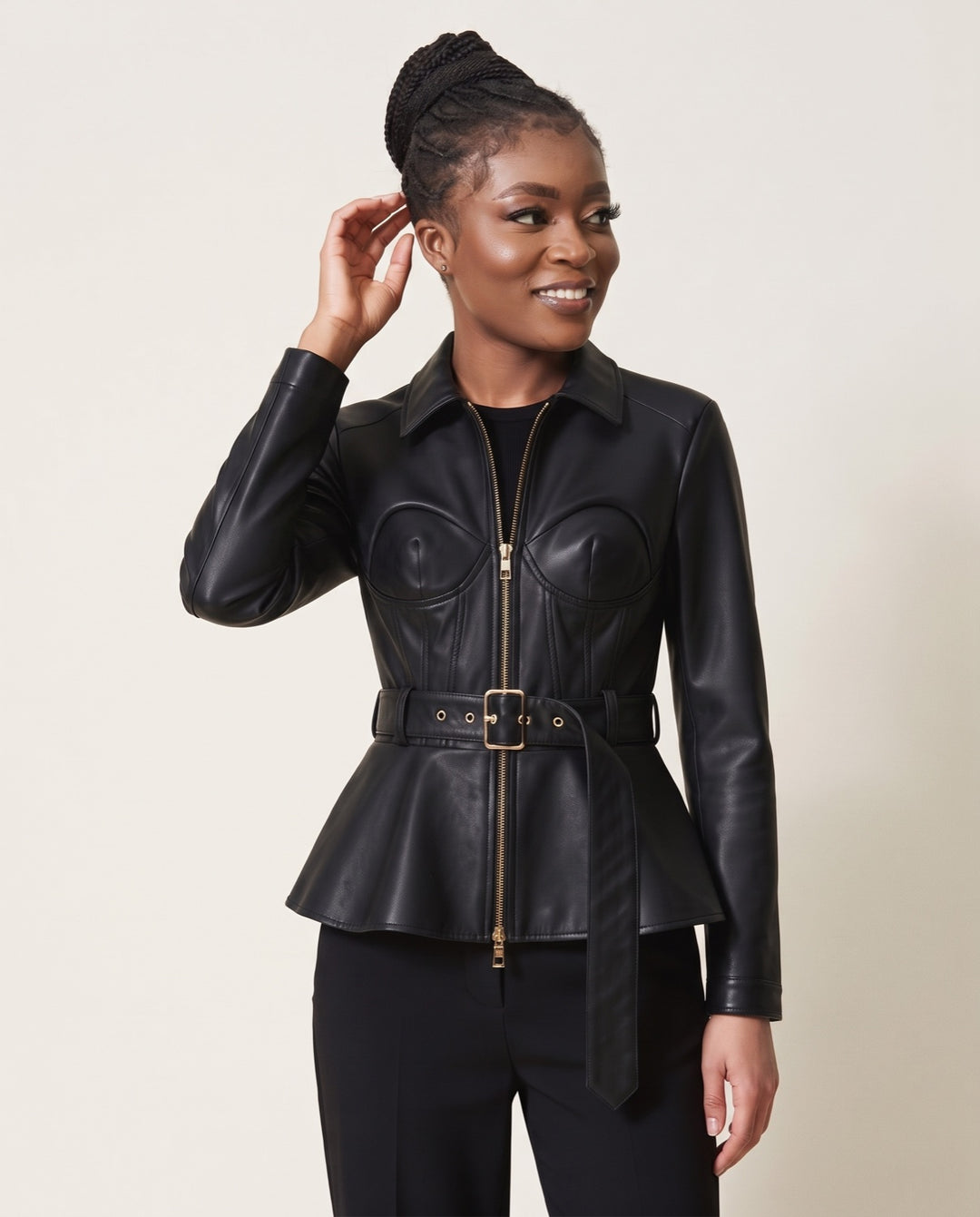 Belted Zip Coat