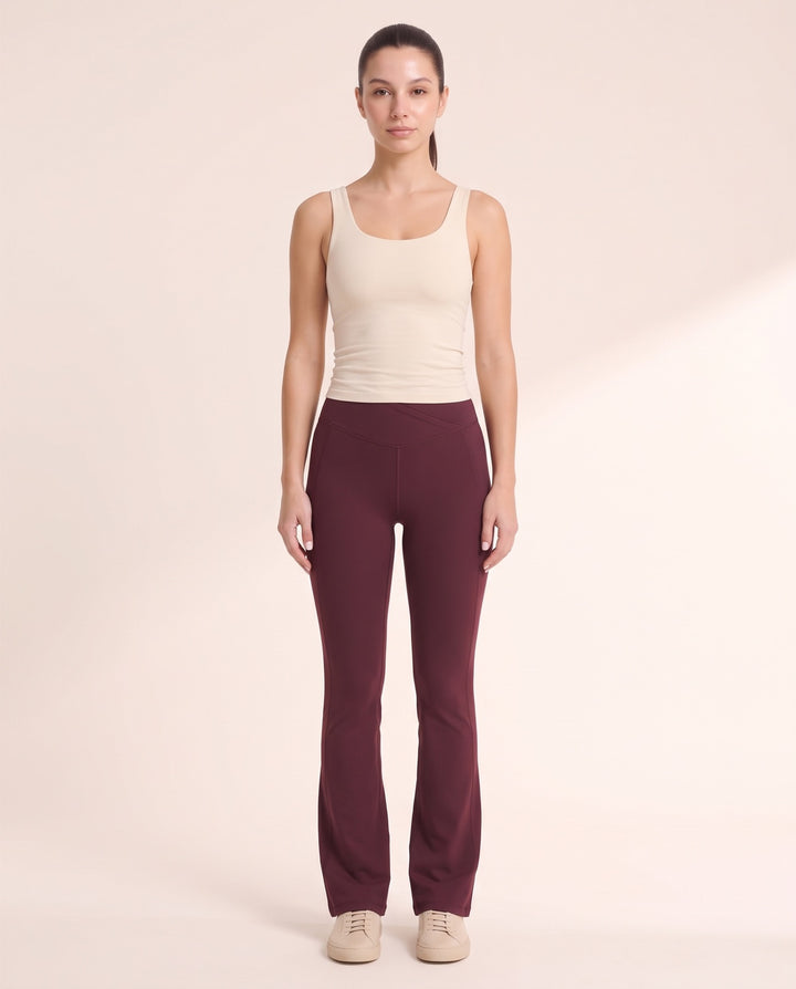 Crossover Flare Leggings