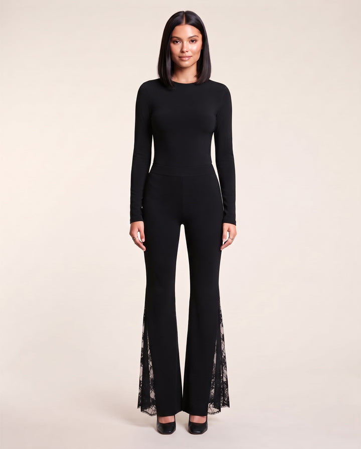Knit Flare Pants