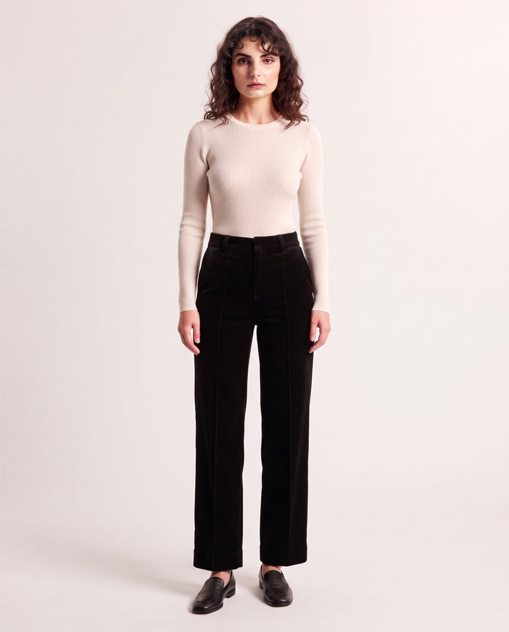Minimalist Straight Trousers