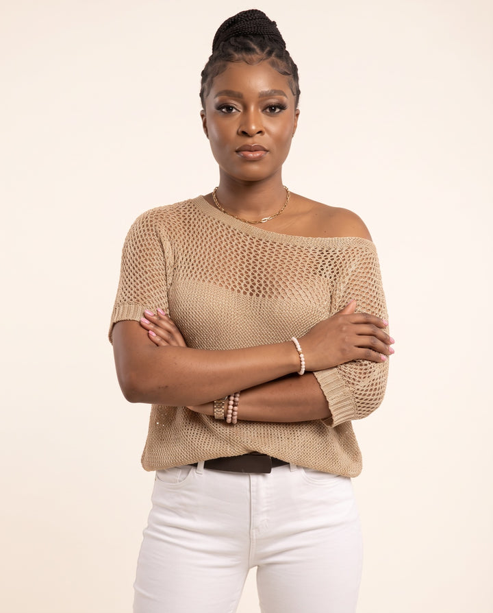 Open-Knit Top