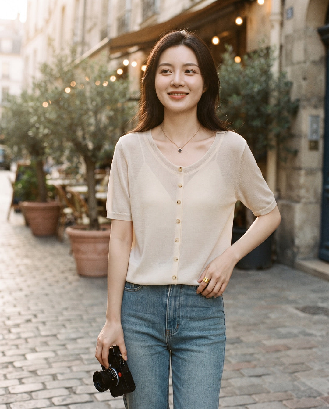 Reversible Knit Cardigan