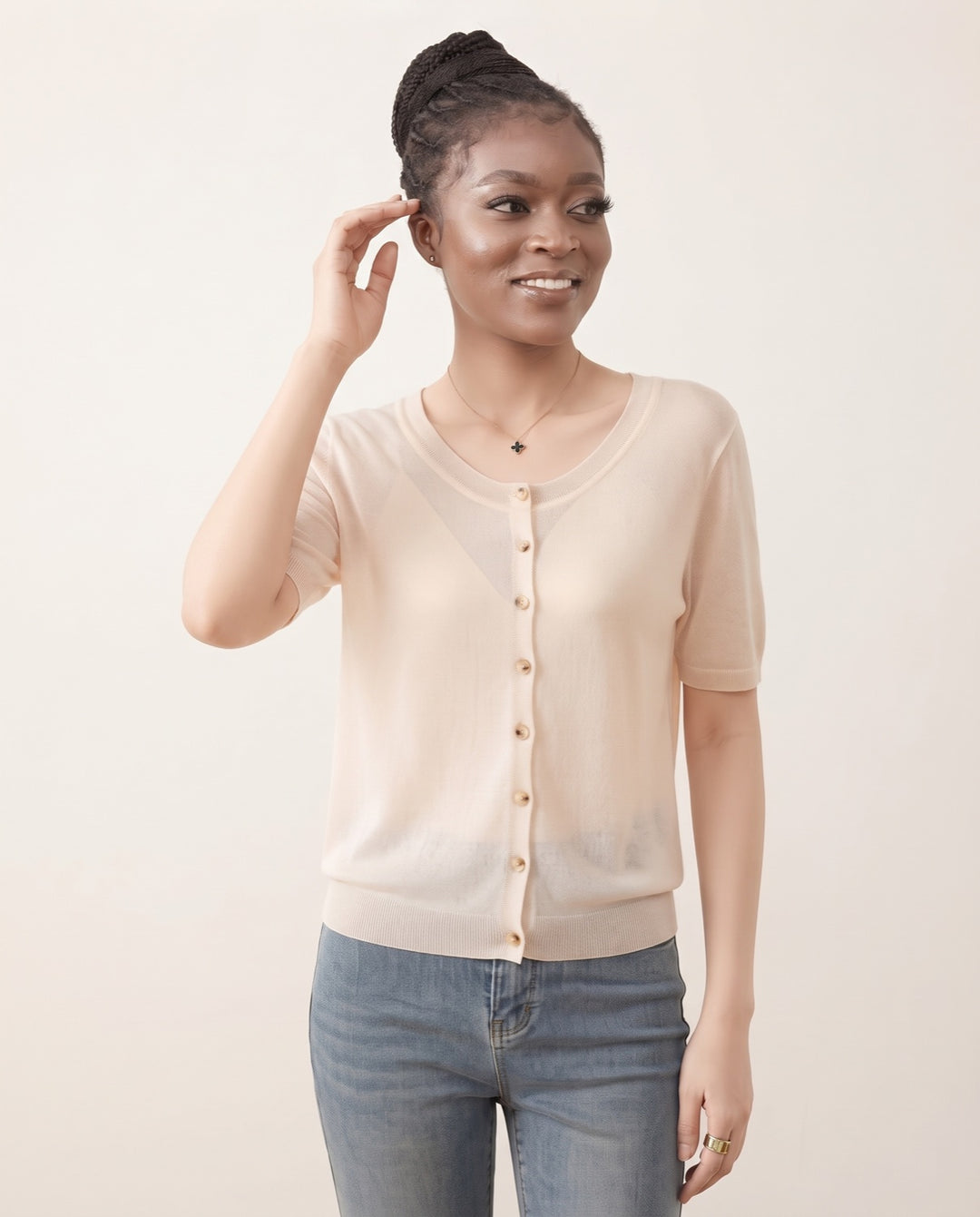 Reversible Knit Cardigan