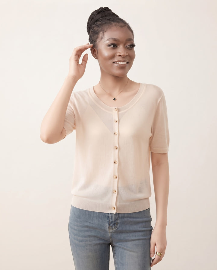 Reversible Knit Cardigan