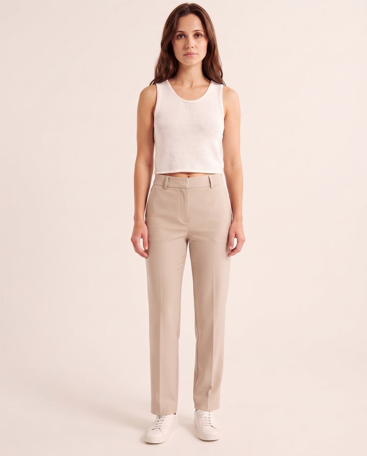 Cropped Knit Tank