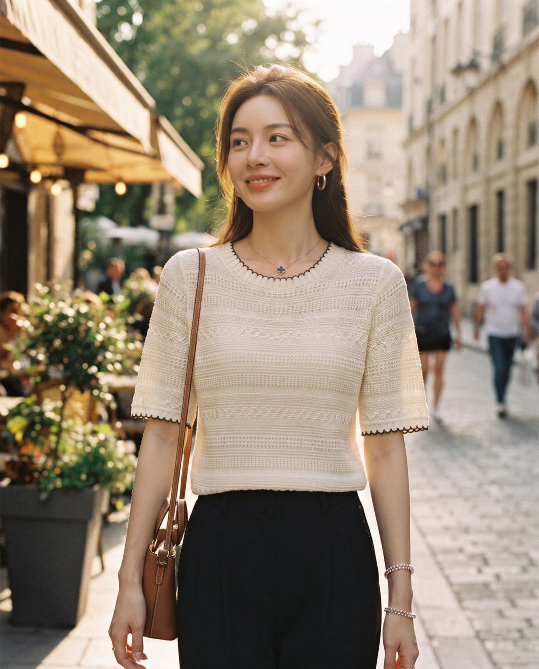 Open-Knit Top