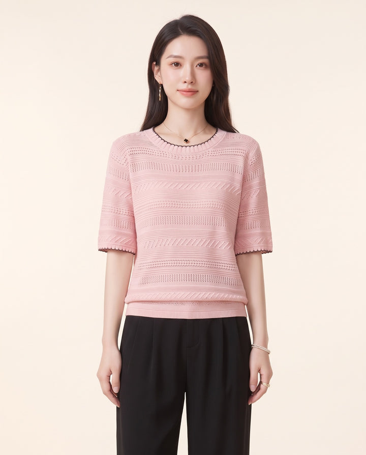 Open-Knit Top