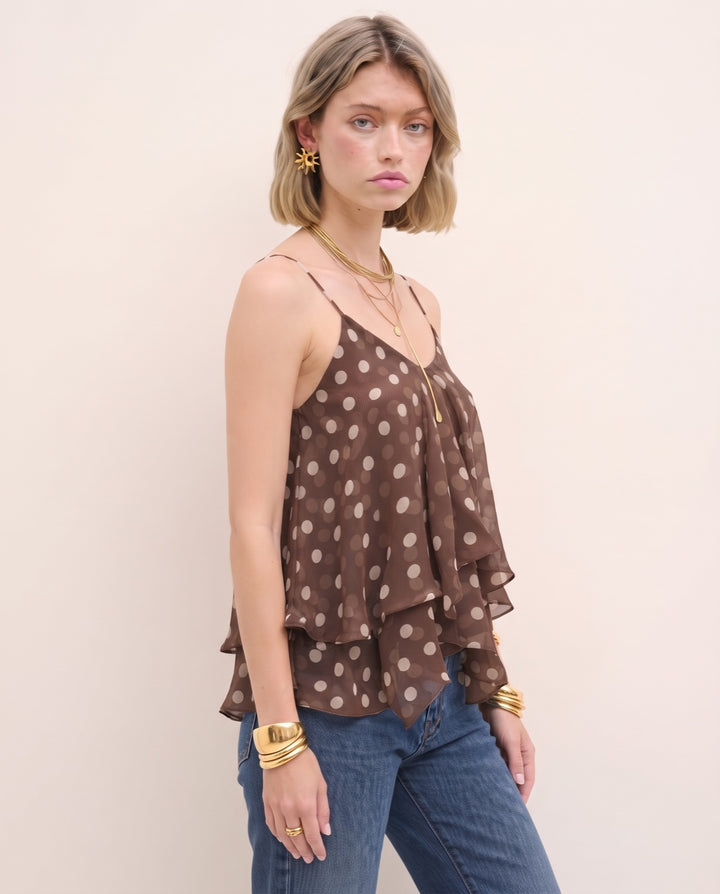 Ruffled Chiffon Blouse