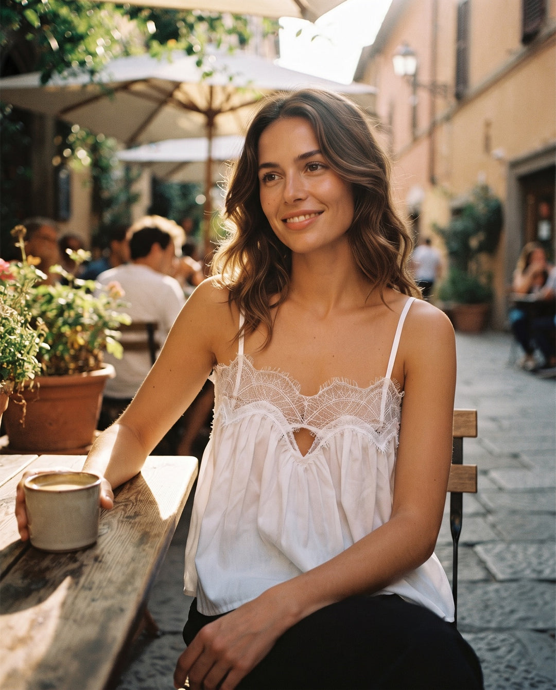 Lace-Trim Camisole