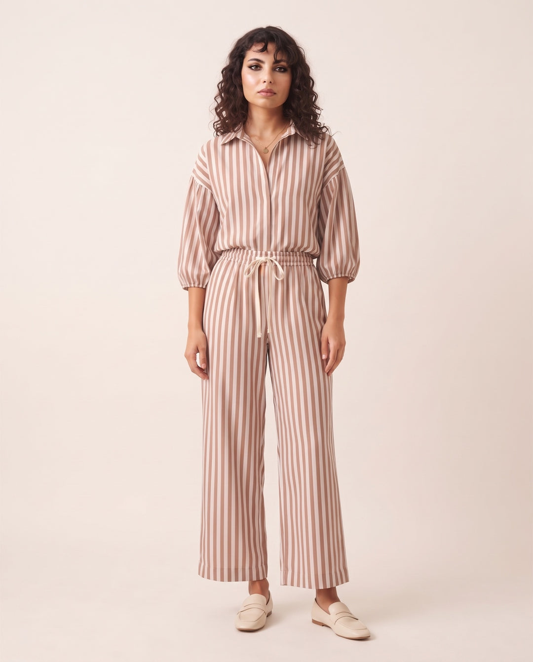 Striped Lounge Set