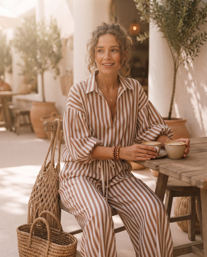 Striped Lounge Set