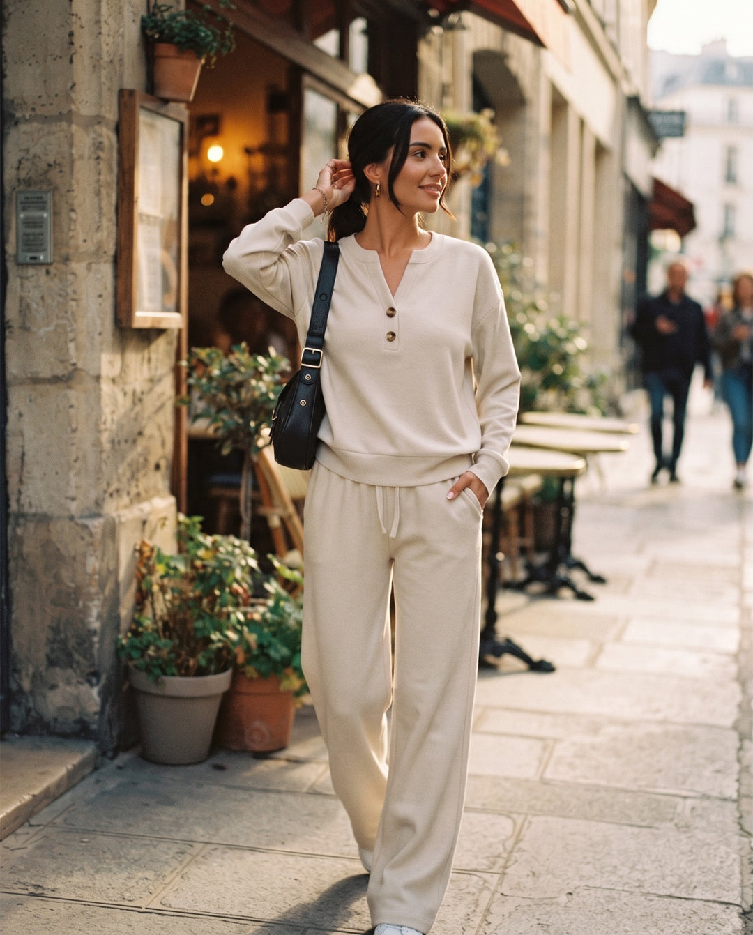 Wide-Leg Lounge Set