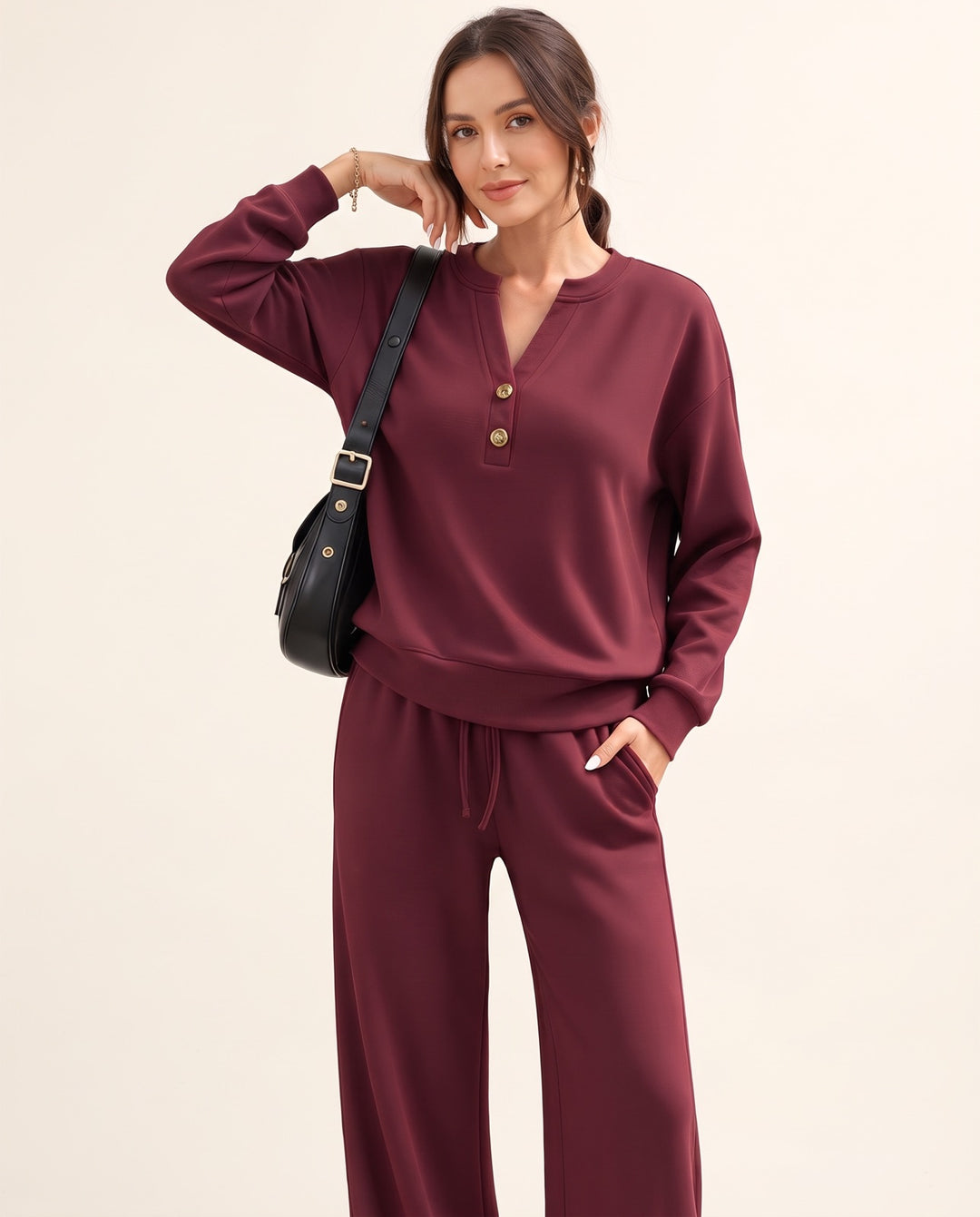 Wide-Leg Lounge Set