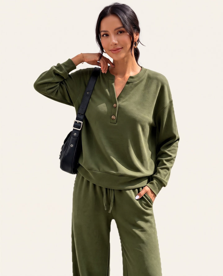 Wide-Leg Lounge Set