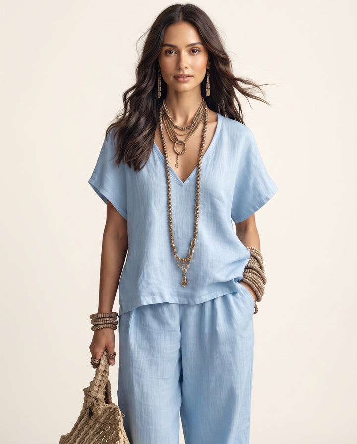 V-Neck Lounge Top