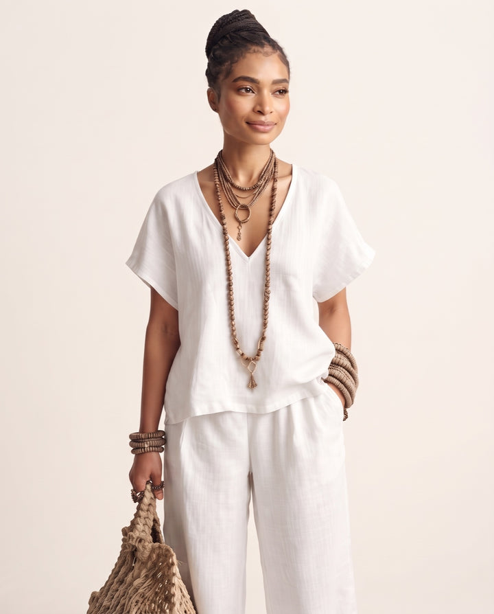 V-Neck Lounge Top