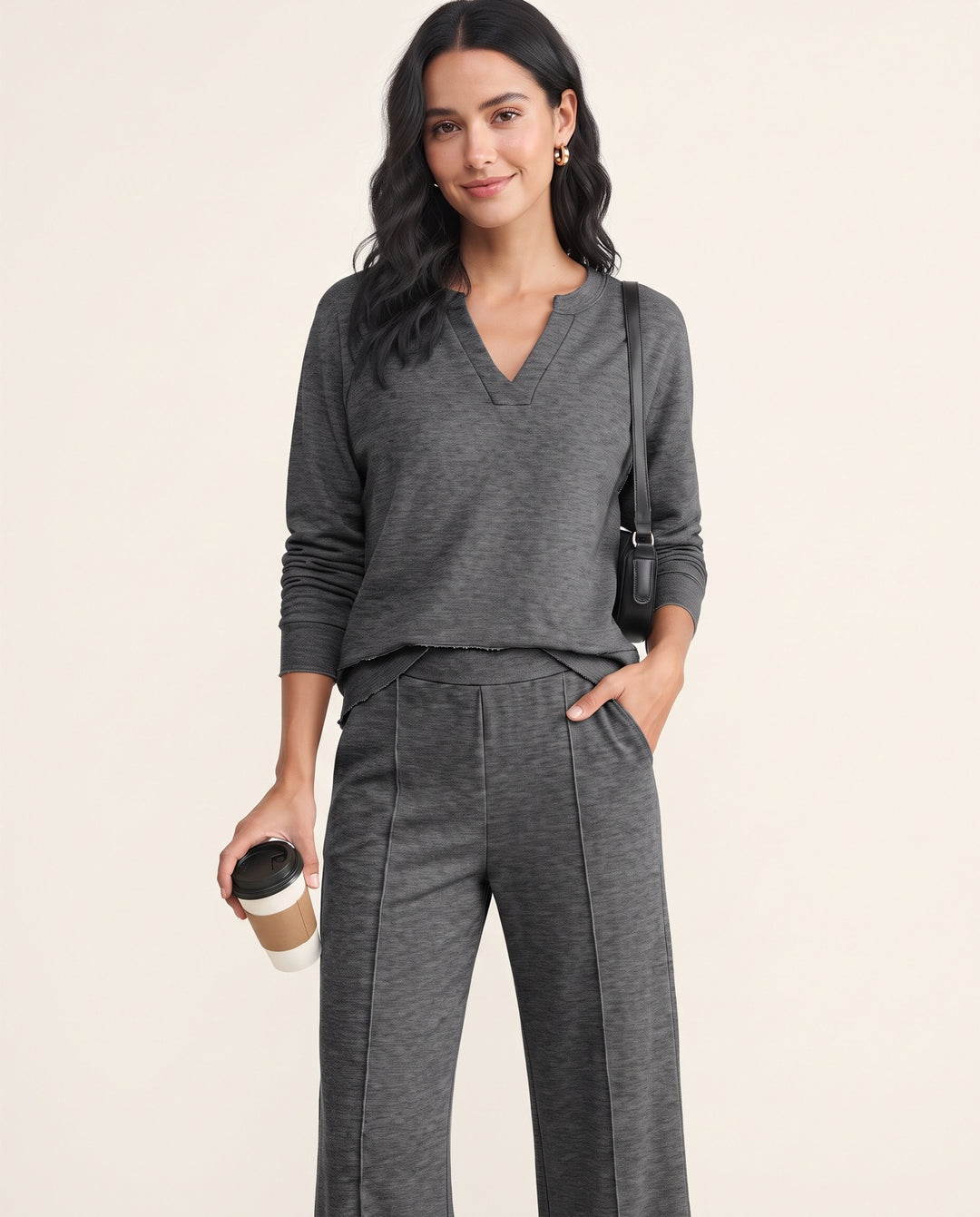 V-Neck Sweatshirt