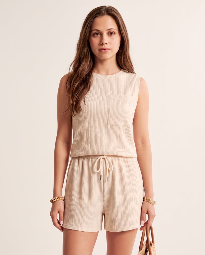 Sleeveless Knit Set