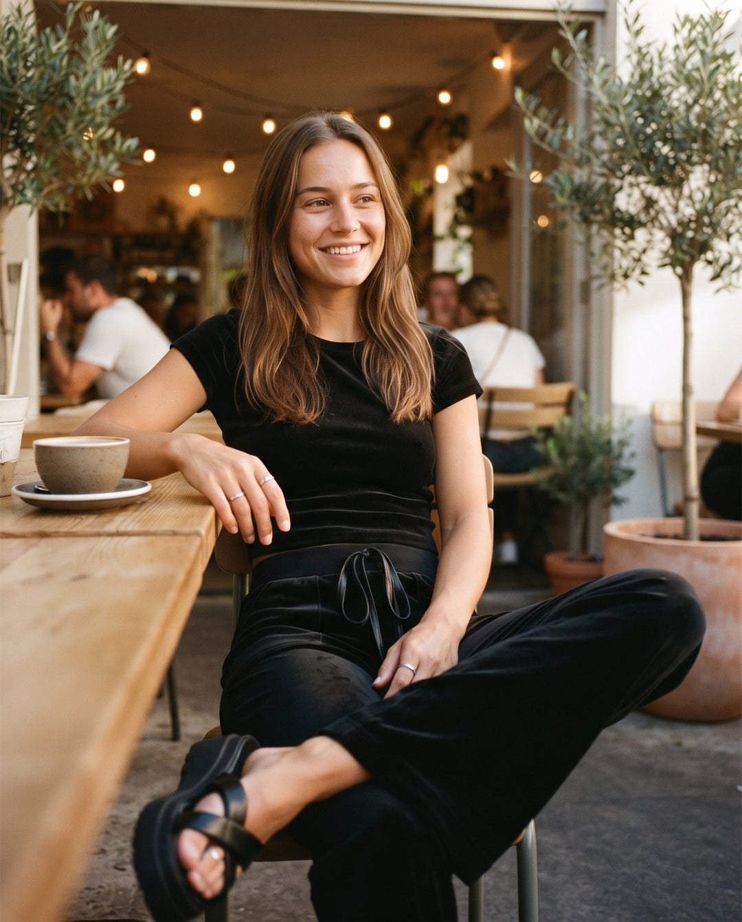 Micro-Flare Trousers