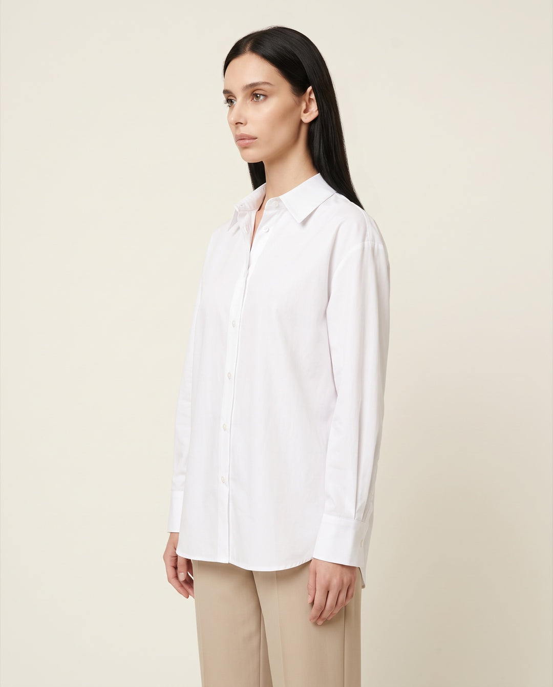 Oversized Cotton Poplin Shirt