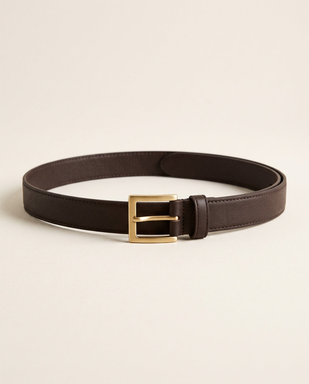 Slim Leather-Look Belt