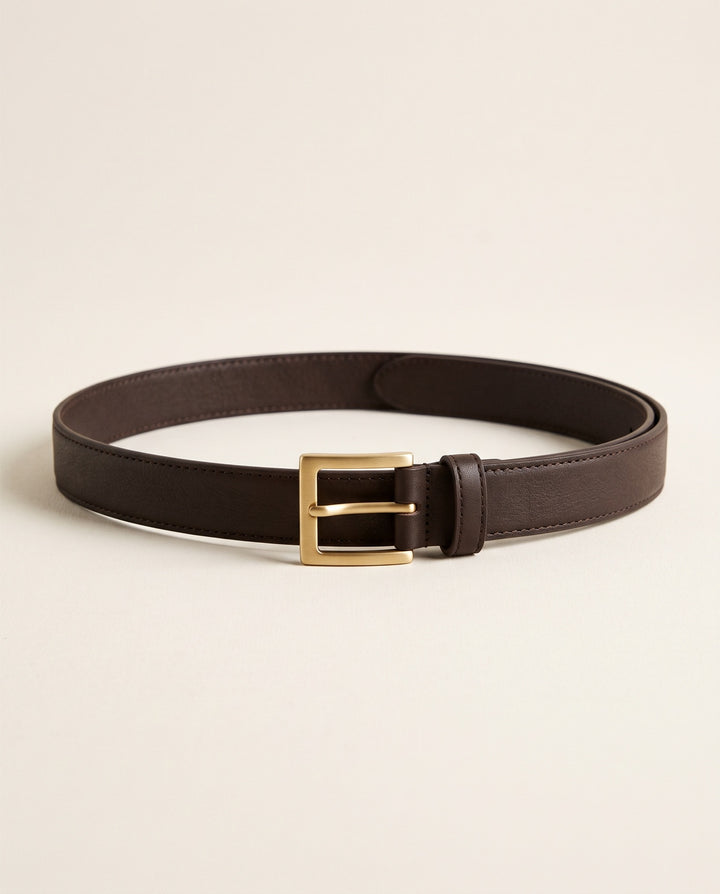 Slim Leather-Look Belt