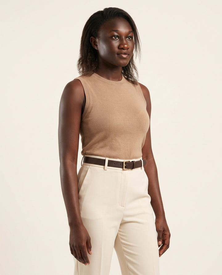 Slim Leather-Look Belt