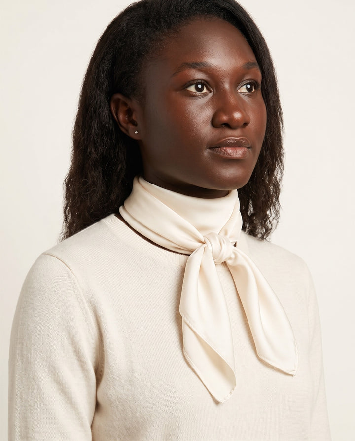 Silk-Look Square Scarf