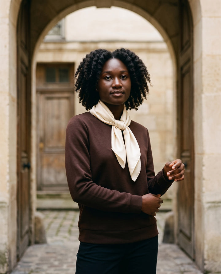 Silk-Look Square Scarf