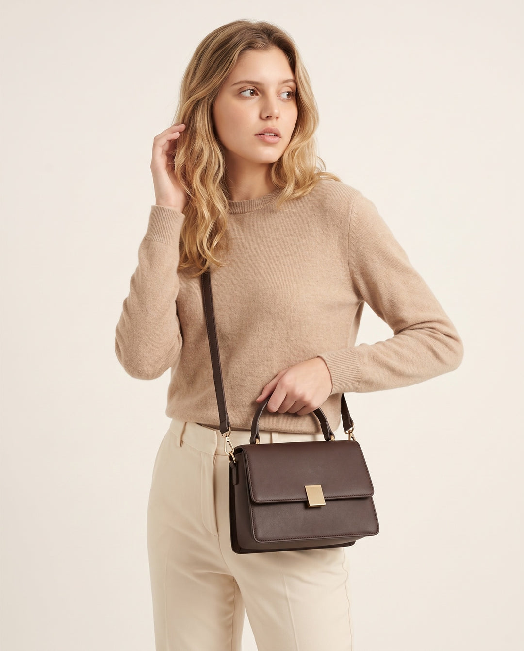 Structured Box Shoulder Bag