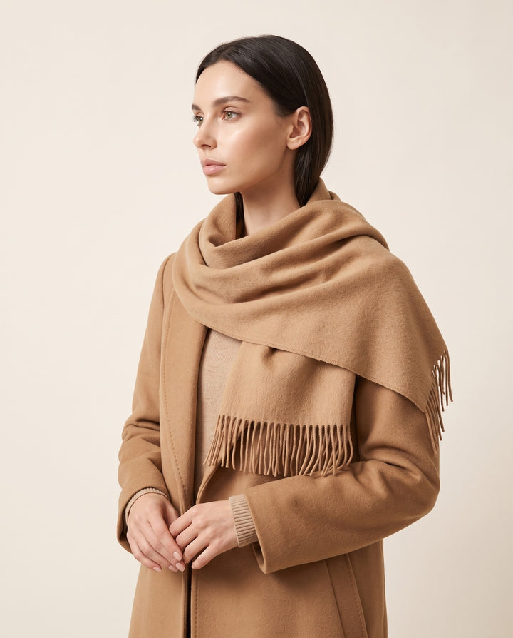 Oversized Cashmere-Look Wrap Scarf
