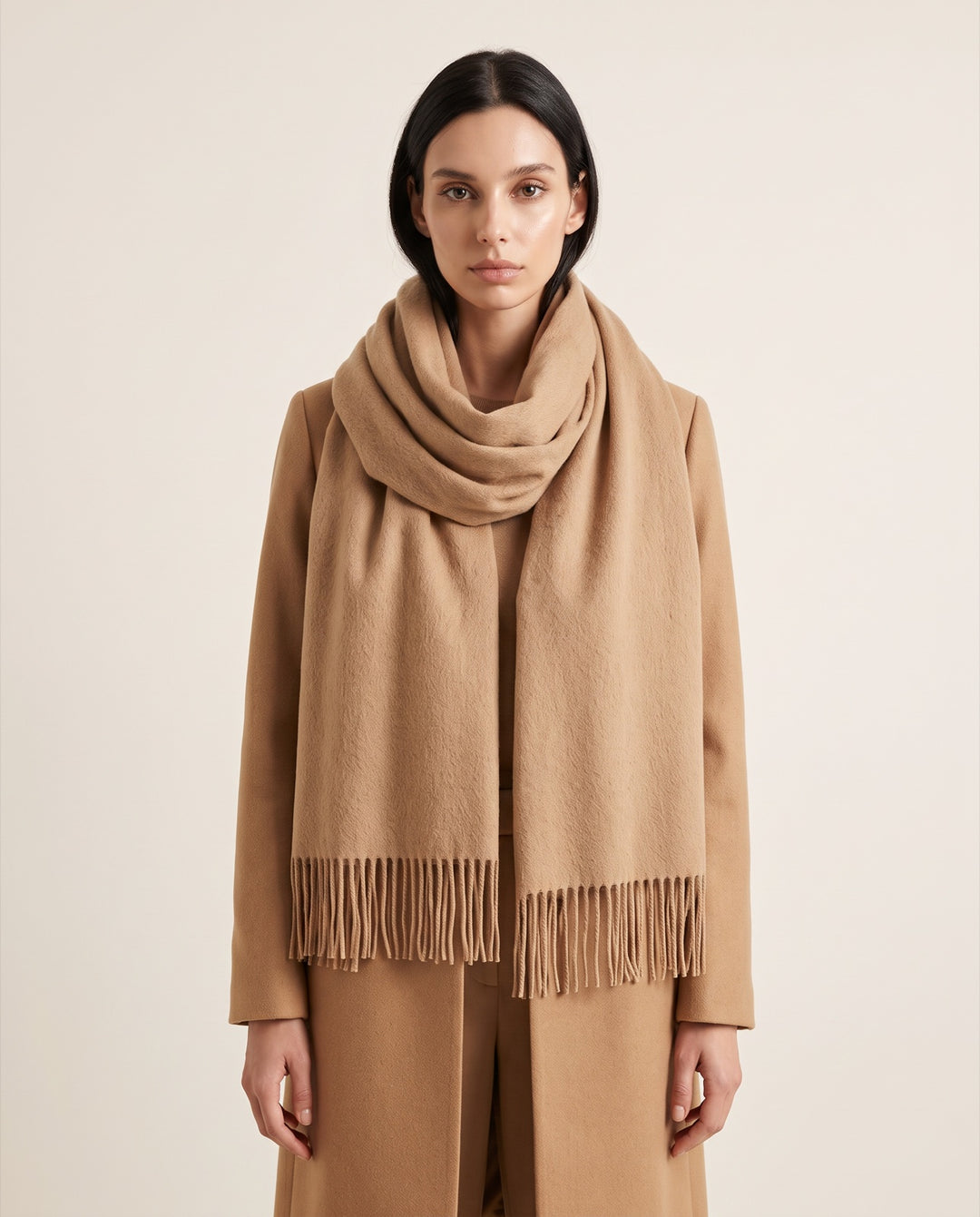 Oversized Cashmere-Look Wrap Scarf
