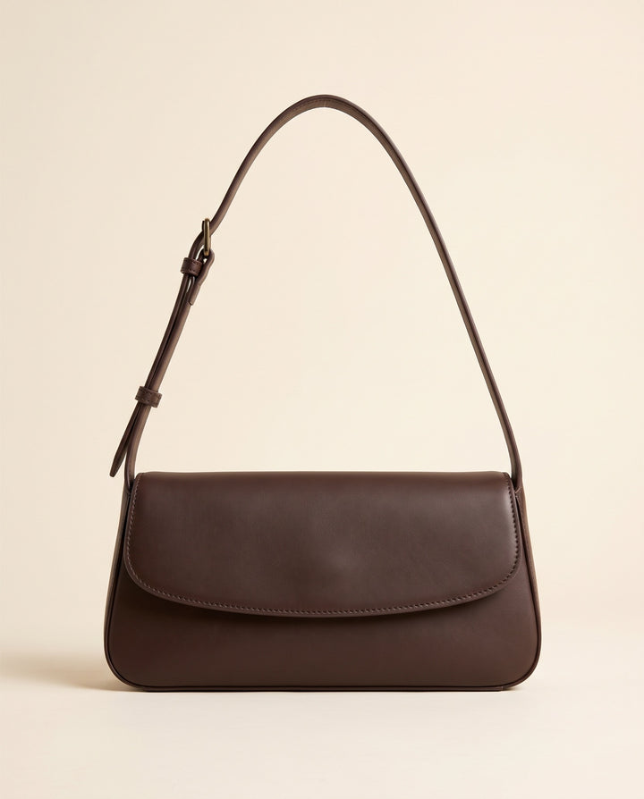 Curved East-West Shoulder Bag