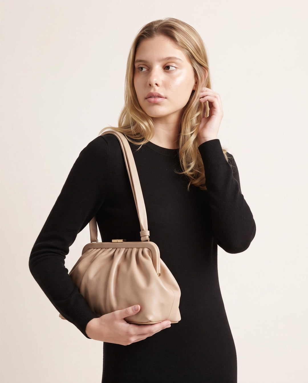 Gathered Pouch Clutch