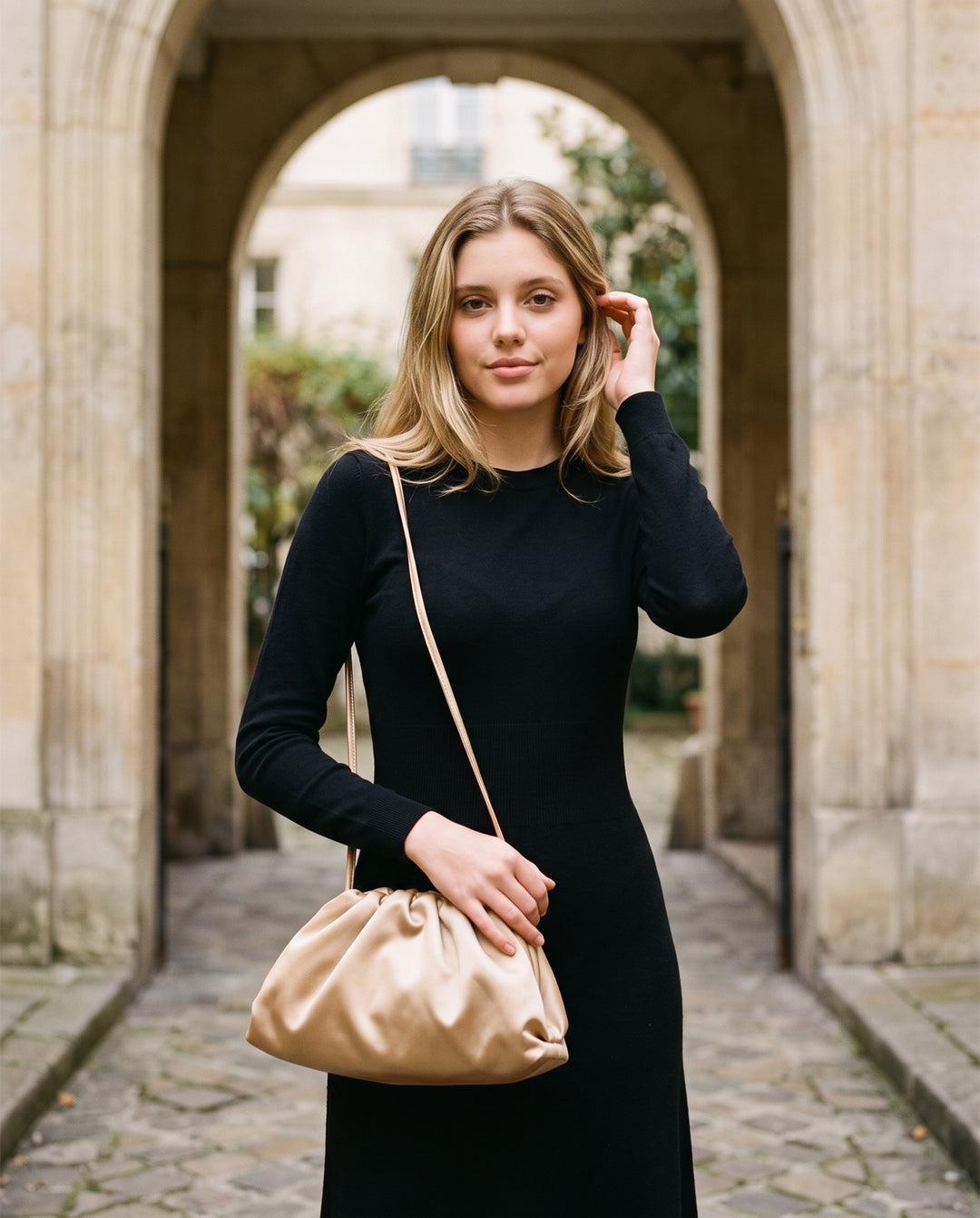 Gathered Pouch Clutch