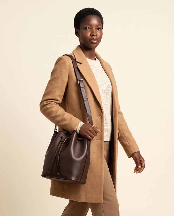 Drawstring Bucket Bag