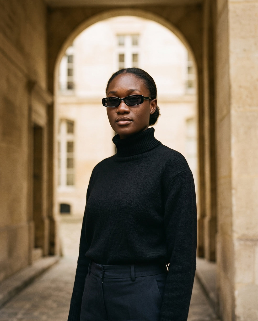 Slim Rectangular Sunglasses
