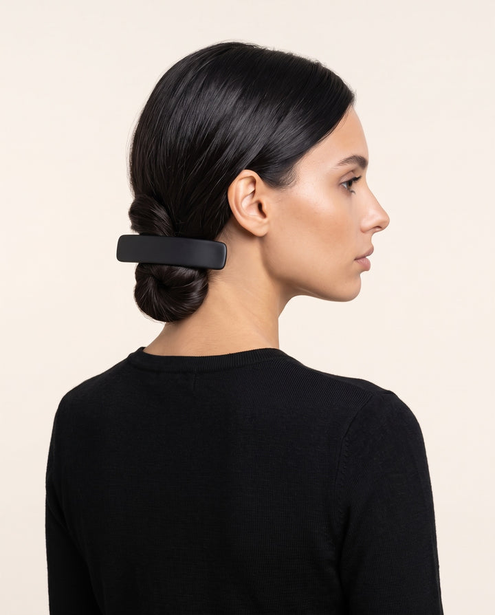 Sculpted Matte Hair Slide