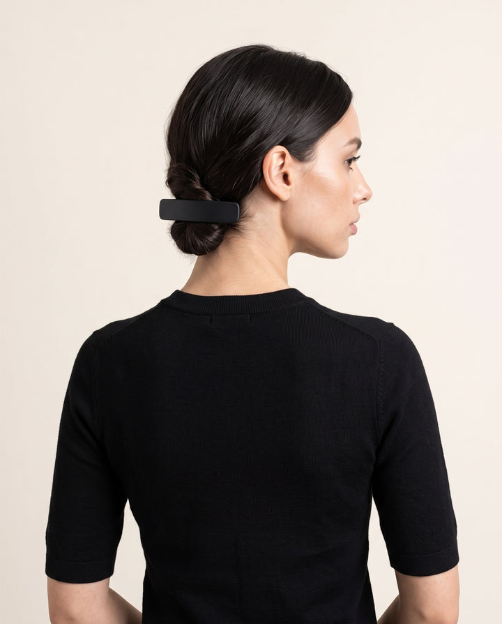Sculpted Matte Hair Slide