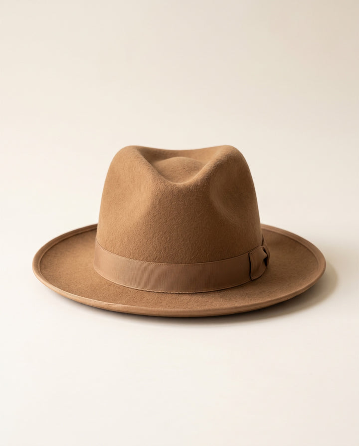 Wide-Brim Felt Fedora