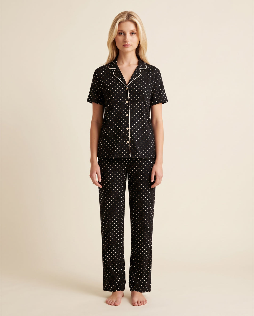 Polka Dot Modal Pajama Set