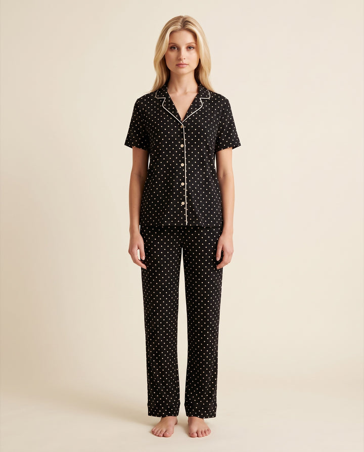 Polka Dot Modal Pajama Set