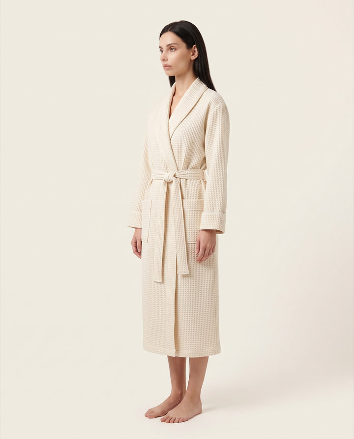 Waffle Cotton Robe