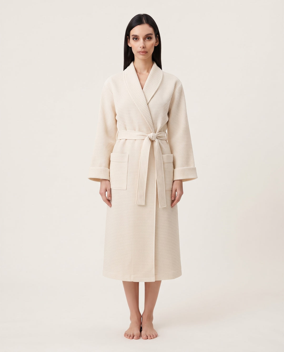 Waffle Cotton Robe