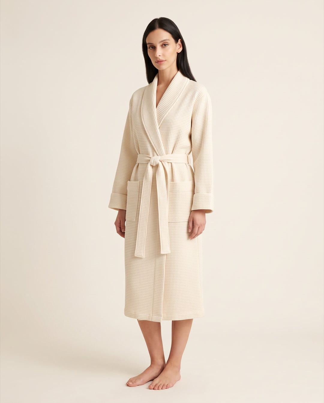 Waffle Cotton Robe